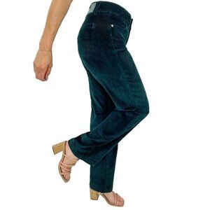 Judy Blue Womens Corduroy Jeans Sz 15/32 Claudia High-Rise Wide Leg Emerald